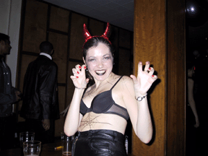 The vampire was clearly not arachnophobic...