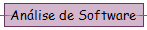 An�lise de Software