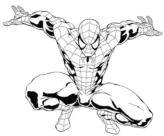 Homem-Aranha para Colorir