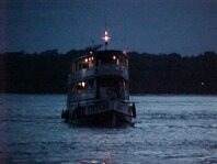 Boat at the Wood River - Amazonian Region - Brazil