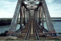 Railway Bridge at Tr�s Lagoas - Brazil