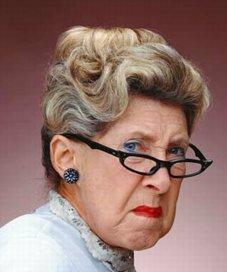 An angry woman
