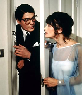 Clark Kent and Lois Lane from 'Superman'. Copyrighted image.
