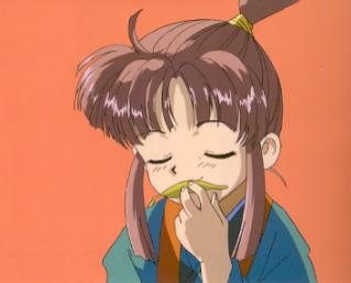 Chiriko uses his smarts and the leaf to break a spell