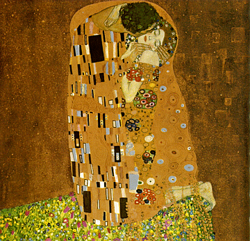The Kiss by Gustav Klimt