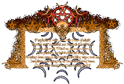 Image of gold-pent-design-with-poem.gif