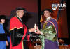 Dr. Faisal receiving his PhD degree