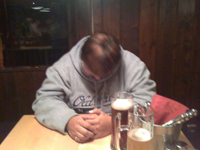 I was tired!!