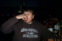 Birthday shot of Crown Royal