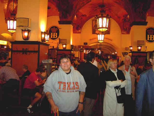Me inside the Hofbrauhaus