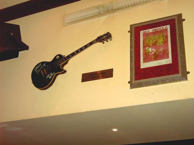 Steve Jones' guitar!&nbsp; SEX PISTOLS!!