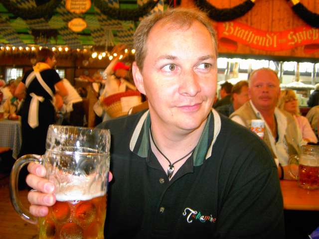 Harry, thinking about taking a drink!