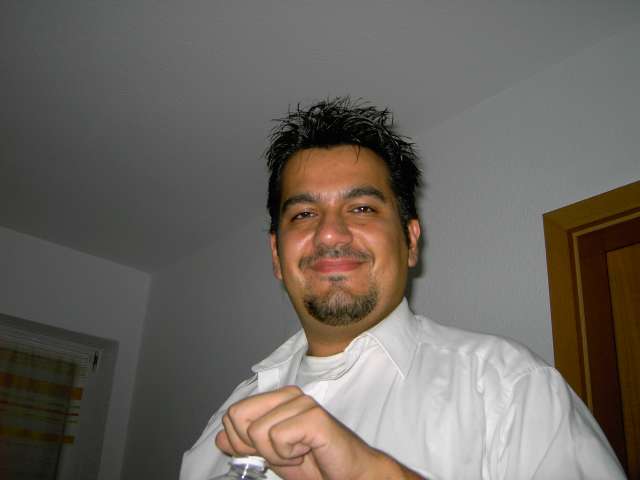 Bahram... two sober people in the whole room, and he was one of them!
