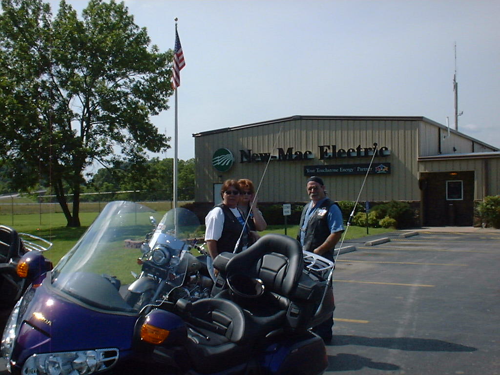 bonnie billy and carol getting ready to ride june 02