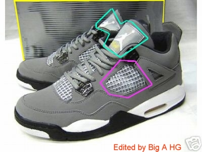 jordan 4 cool grey fake