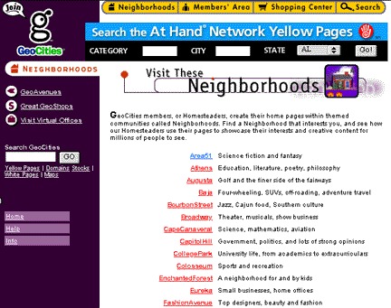 GEOCITIES
