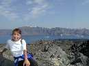on the volcano