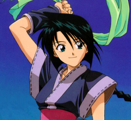 She likes Aoshi a lot. But kind of makes it seem like she likes Kenshin. *tee hee*