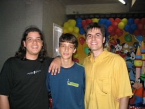 Lucas, Marcelo e Marcio - Primos e irm�o