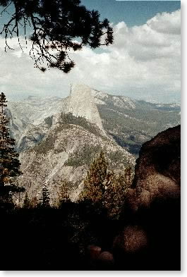 Photo of half dome in Yosemite National Park, CA