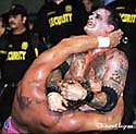 BILLY GUNN FIGHTING VAMPIRO IN CROWD