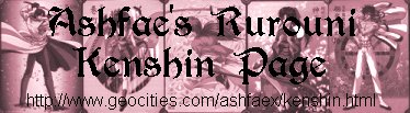 Ashfae's Rurouni Kenshin Site