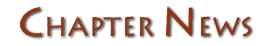Chapter News