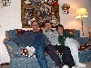 Picture of Me, my Mom & Dad on Christmas 2001.