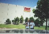 This is Brandon and I in July 2000. We're in Grand Rapids at the GFS warehouse (I work at the Gordons in Saginaw, Brandon has moved on to being a parking enforcer. Watch out for those handicapped and fire-lane parking fools!!). We wanted to see where product was shipped from.
