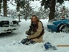 Erin & her dog, Lucy.