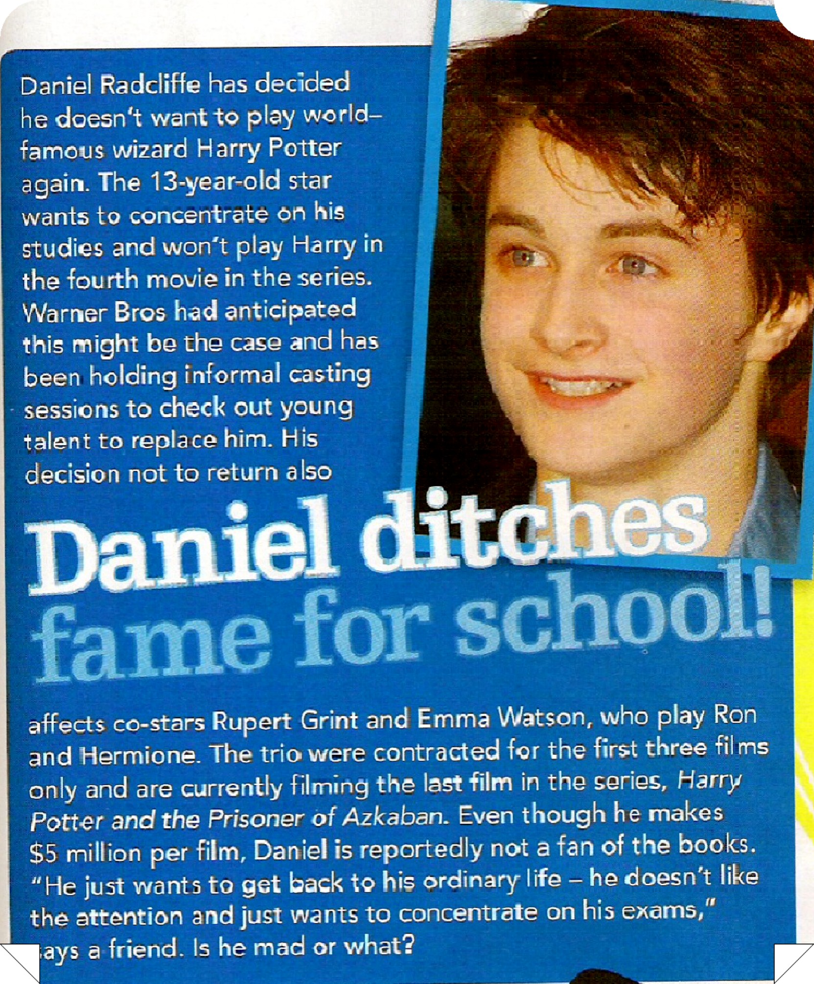 from September issue of Girlfriend