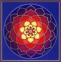 Sunrise Lotus, mandala by Hawaiian artist Bryon Allen