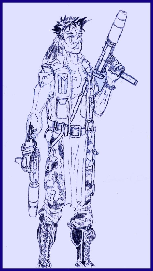 Meet the shadowrunner called simply "Ghost".