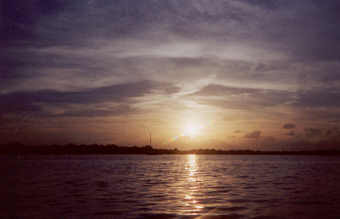 The Sun Setting Over Tampa Bay