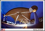 5 lvl KLIA (Roof resembling white Bedouin Tents) boasts the world's tallest air-traffic control tower.