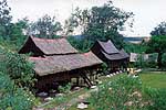 Preserved as museum, old style Malay houses in Seremban, N.Sembilan