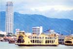 Ferry Terminal & Komtar in Geogetown, Penang