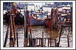 Fishing Boats @ the river mouth in Mersing