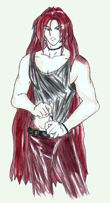 Ke with his hair down