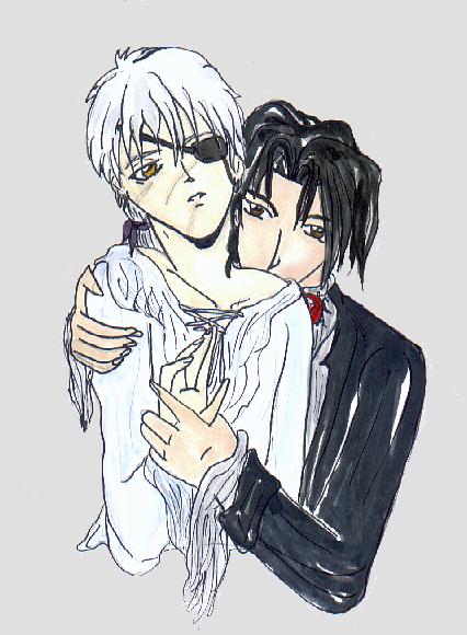 Vampires Crawford and human Farf