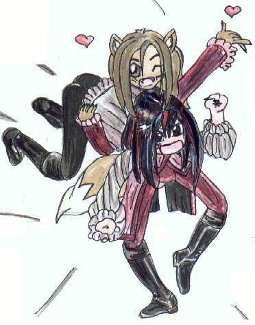 Kalen and Zechs Chibis