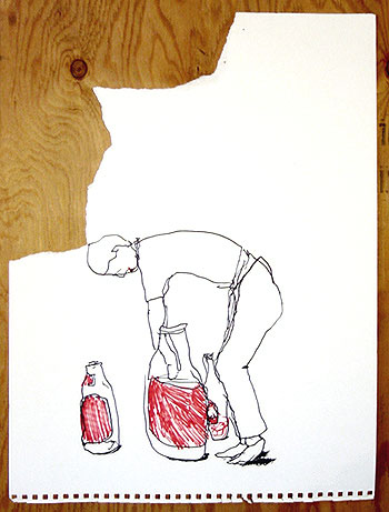 (beergleaner) 1-2003 ink on paper