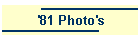 '81 Photo's