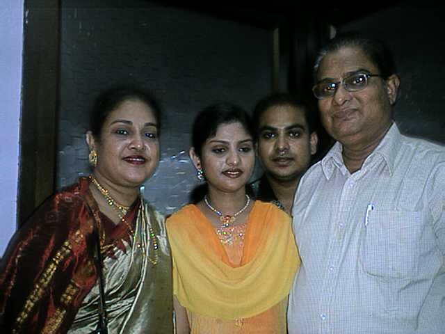 I with Dad,Mom & Sister