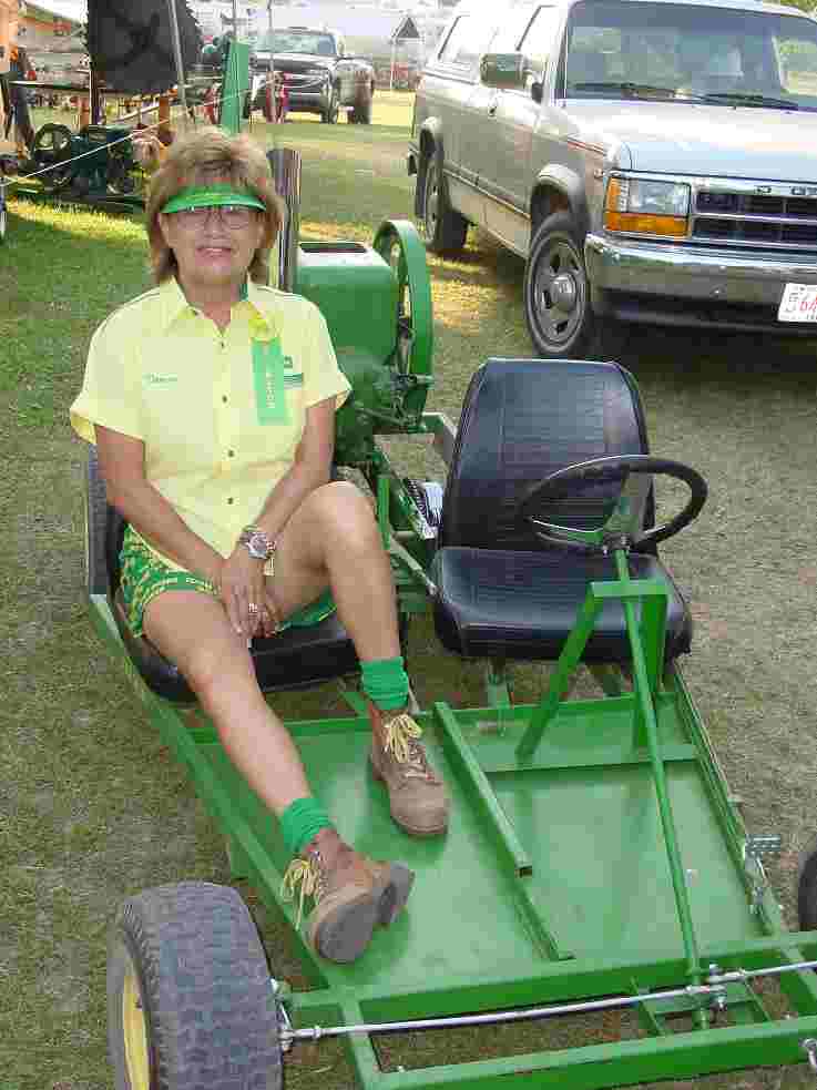 Jack's Old Farm Stationary Engines and John Deere Go Cart