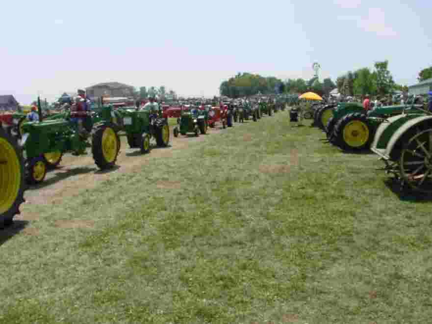 Jack's old Farm Stationary Engines and John Deere Go Cart