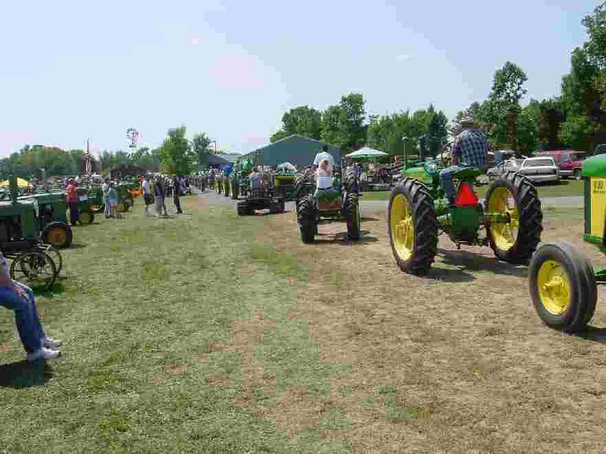 Jack's Old Farm Stationary Engines and John Deere Go Cart