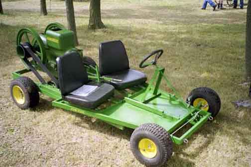 Jack's Old Farm Engines and John Deere Go Cart