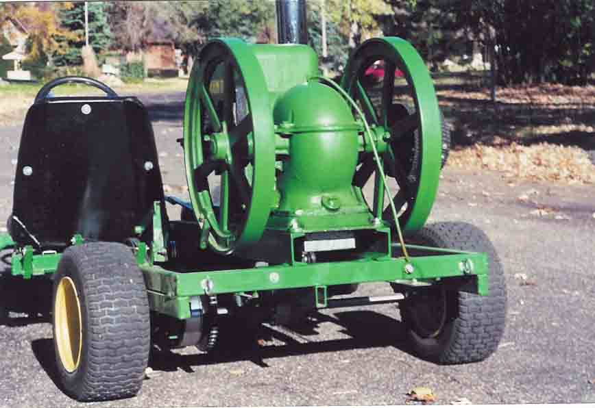 Jack's Old Farm Stationary Engines and John Deere Go Cart