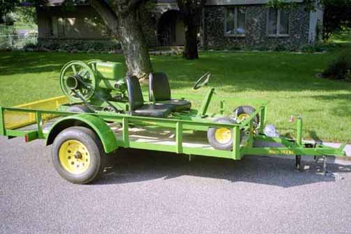 Jack's Old Farm Stationary Engines and John Deere Go Cart